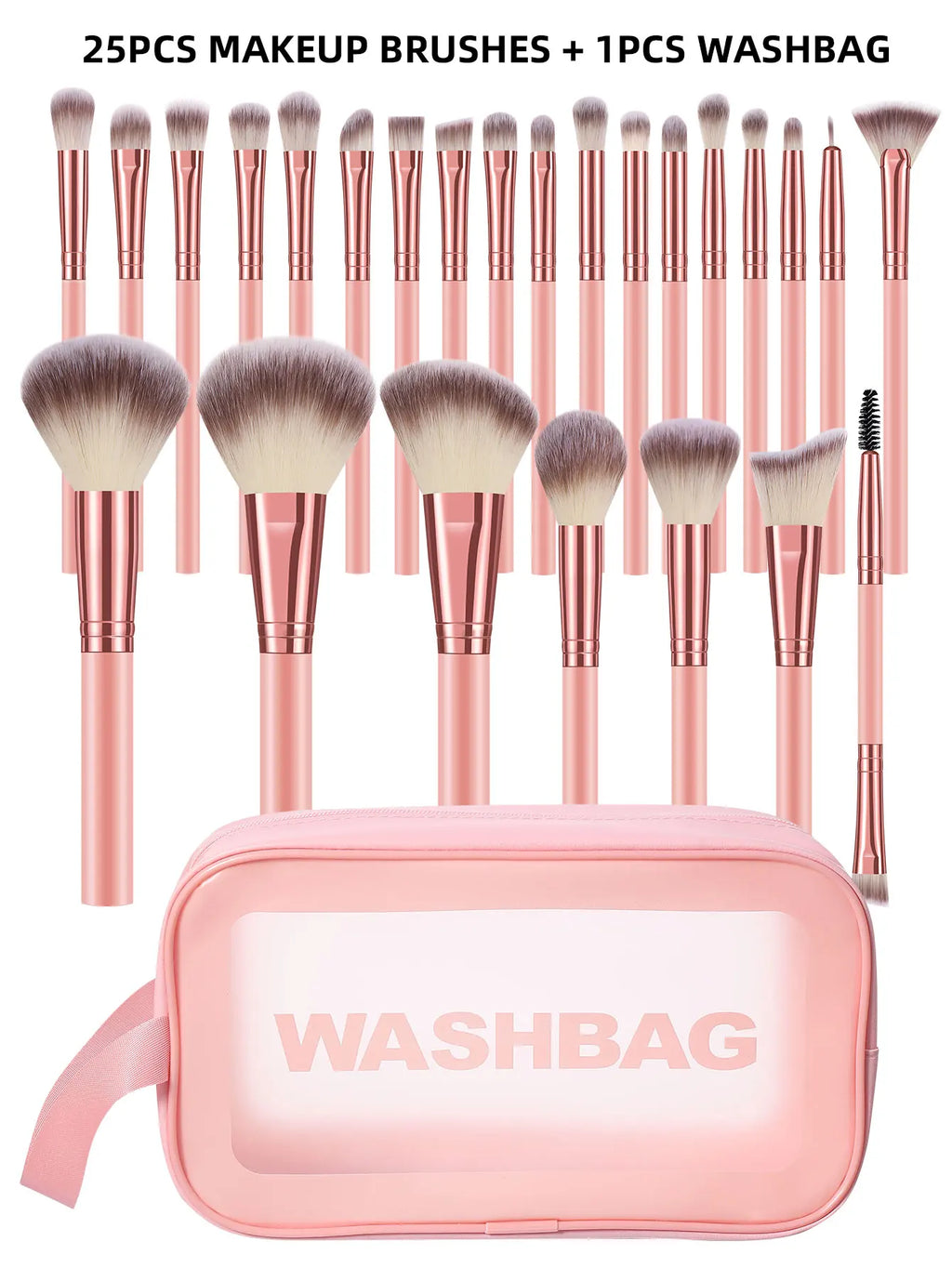 50-Piece Makeup Kit with Bag