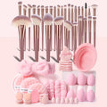68-Piece Makeup Set with Puffs