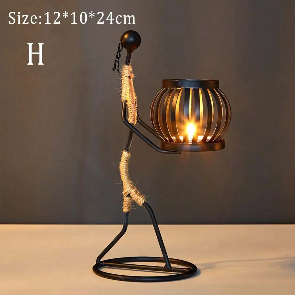 Nordic Figurine Candle Holder