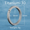 Titanium Flat Key Organizer