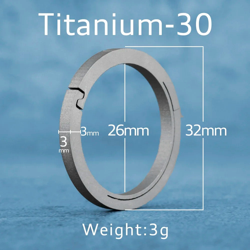 Titanium Flat Key Organizer