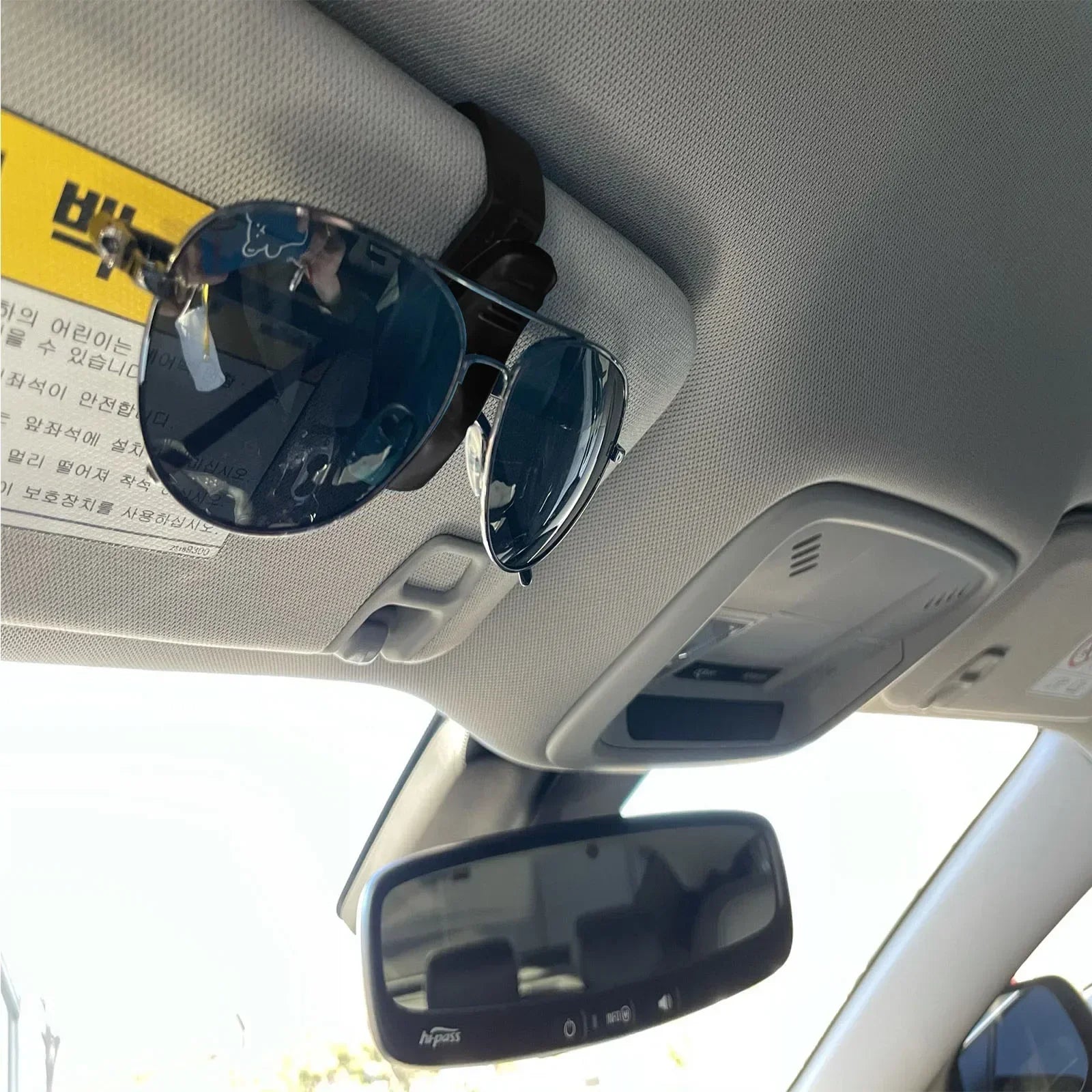 Car Visor Glasses & Card Holder (2-Pack)