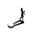 Halloween Shadow Candle Holder