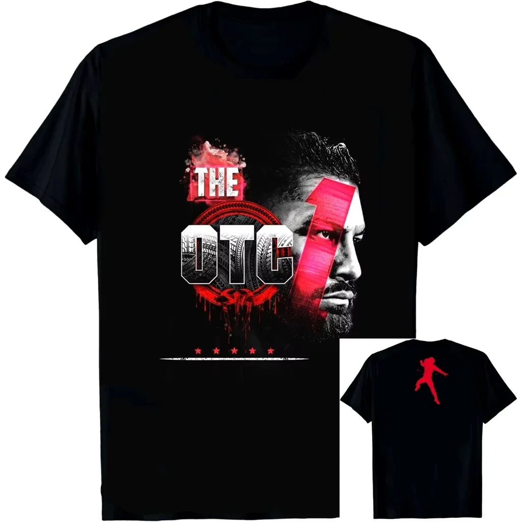Athletic 3D-Print Streetwear T-Shirt