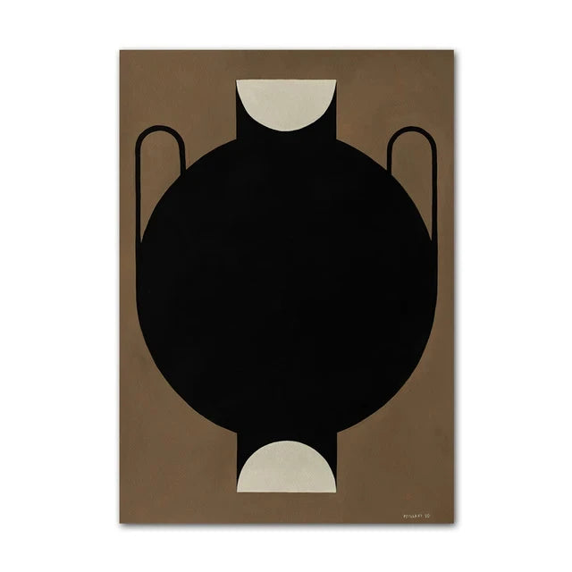Minimalist Lemon Vase Wall Art