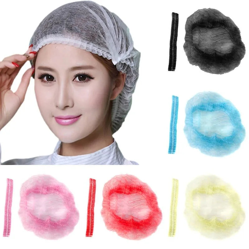 Disposable Bouffant Caps (100-Pack)