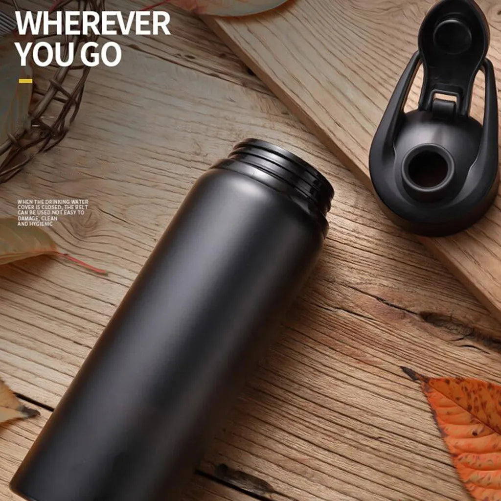 Matte Steel Sports Water Bottle
