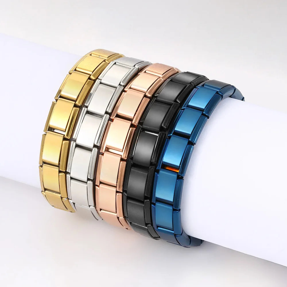 Italian Square Link Bracelet