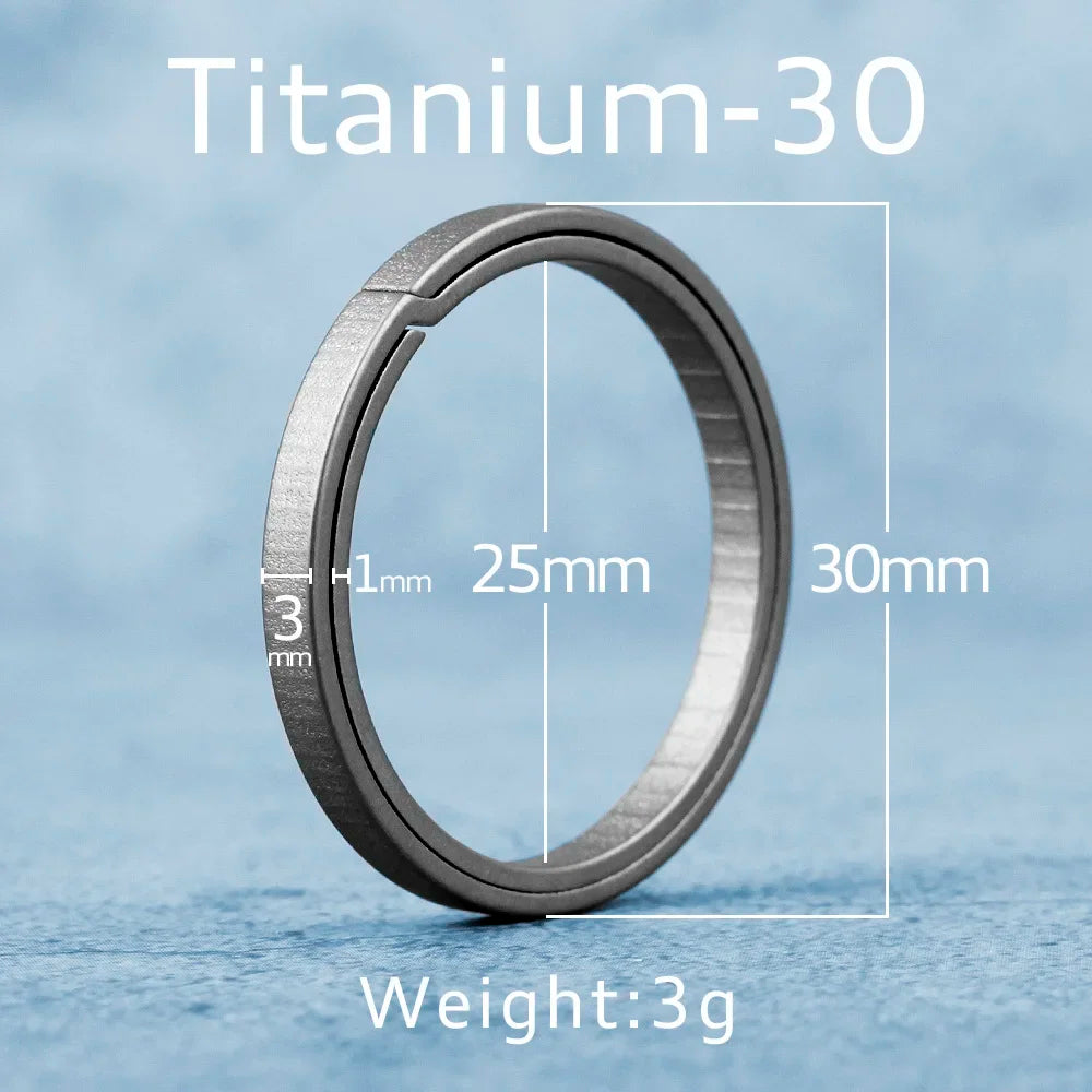 Titanium Flat Key Organizer