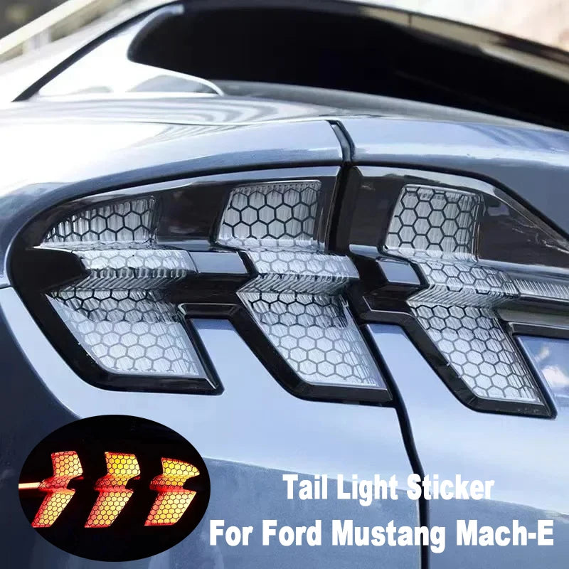 Car Tail Light Honeycomb Sticker