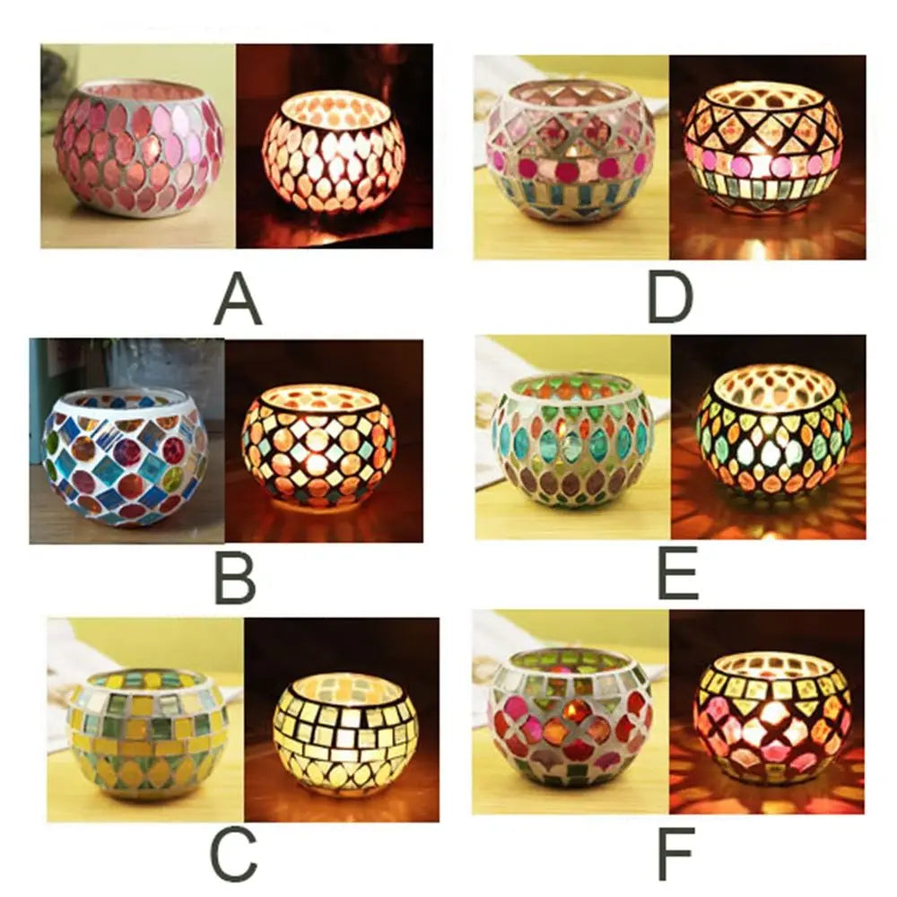 Moroccan Mosaic Votive Holder