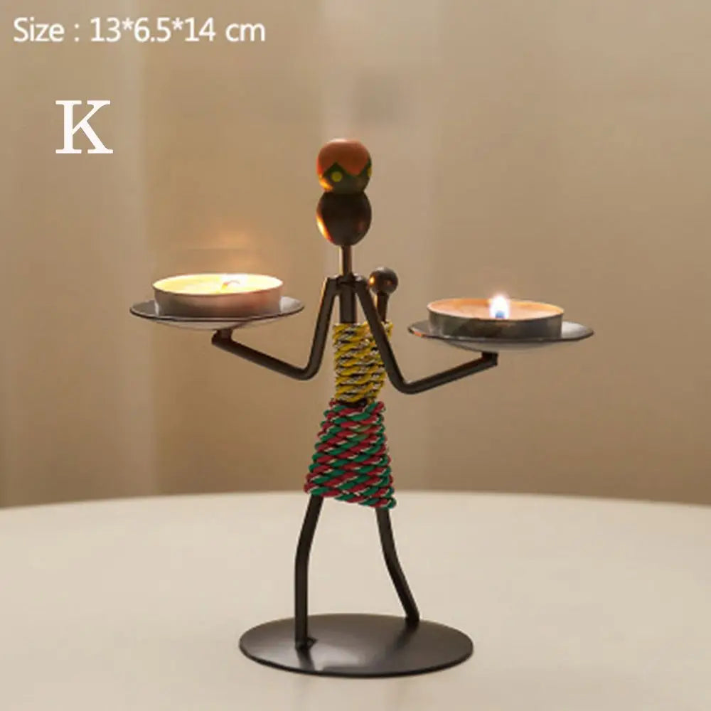Nordic Figurine Candle Holder