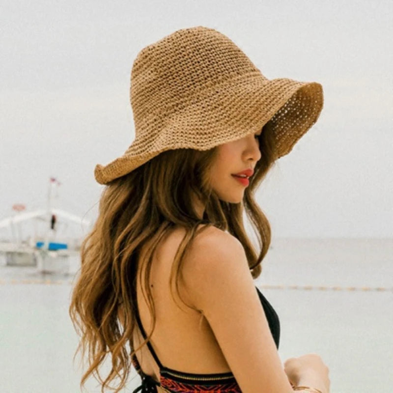 Woven Straw Sun Hat