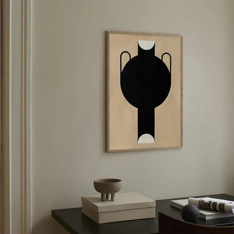 Minimalist Lemon Vase Wall Art