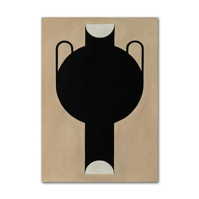 Minimalist Lemon Vase Wall Art