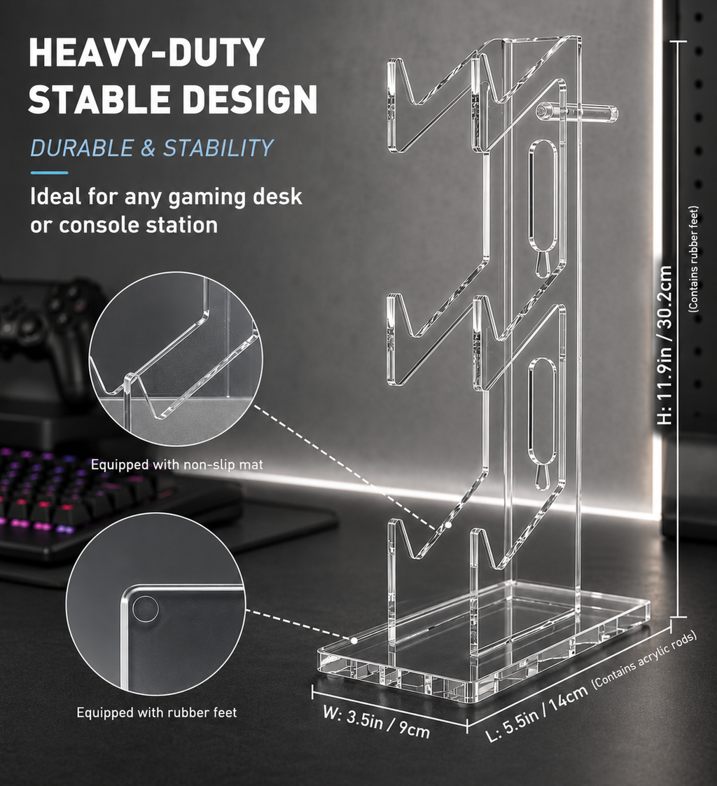 Controller Gaming Accessories For Playstation 5 4 3 2 PS5 PS4 PS3 Dualsense Dualshock Switch Pro Xbox Control Stand Support Game