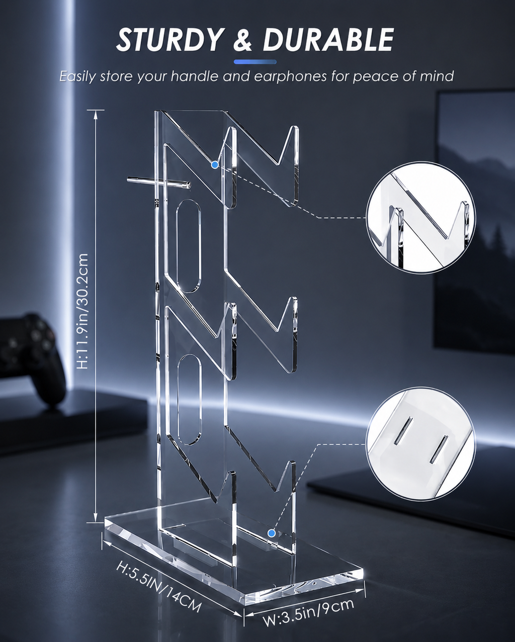 Controller Gaming Accessories For Playstation 5 4 3 2 PS5 PS4 PS3 Dualsense Dualshock Switch Pro Xbox Control Stand Support Game