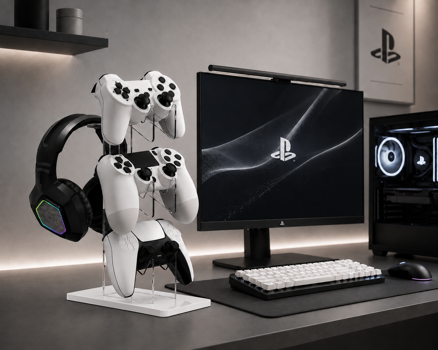 Controller Gaming Accessories For Playstation 5 4 3 2 PS5 PS4 PS3 Dualsense Dualshock Switch Pro Xbox Control Stand Support Game