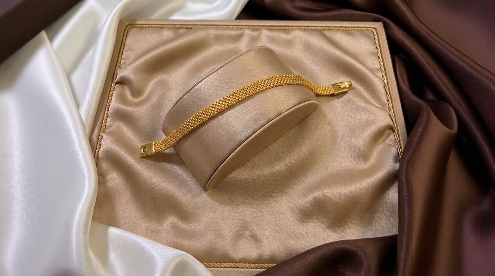 18K Gold-Plated Necklace, Earrings & Bracelet Set