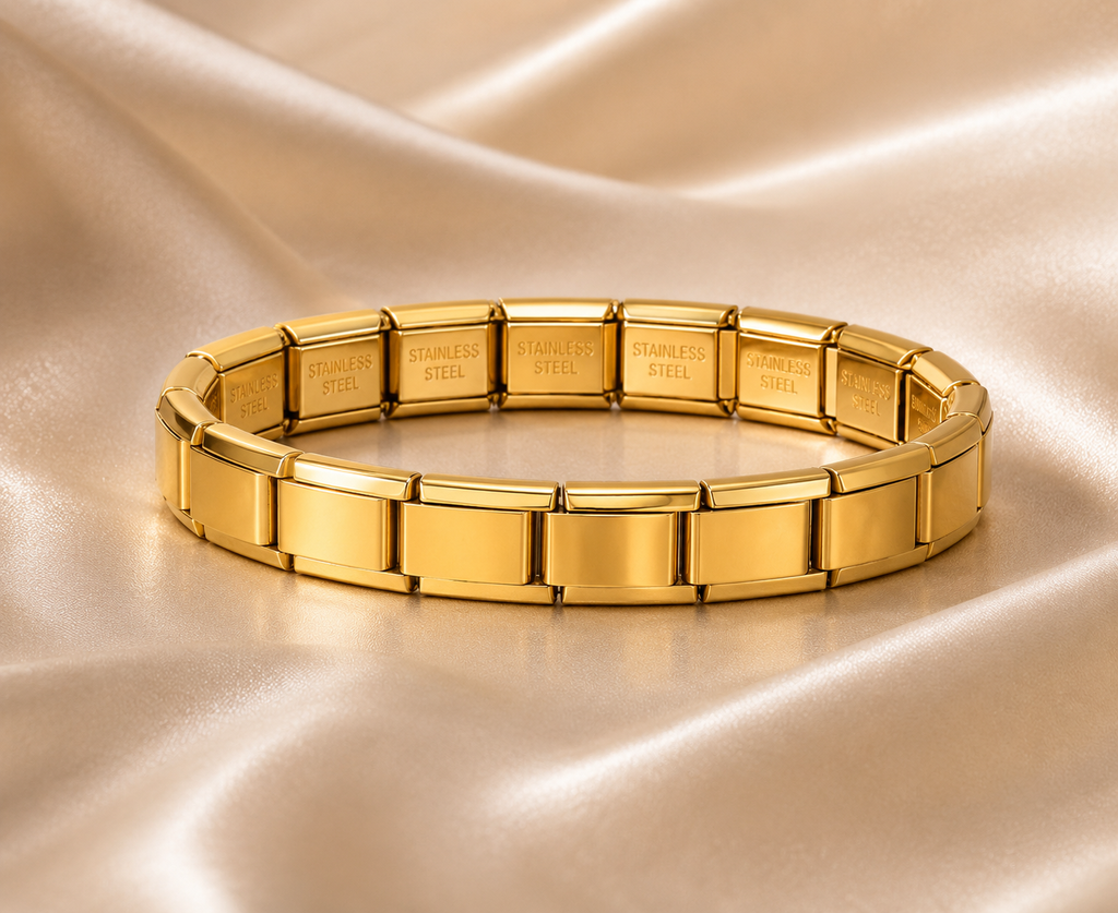 Italian Square Link Bracelet