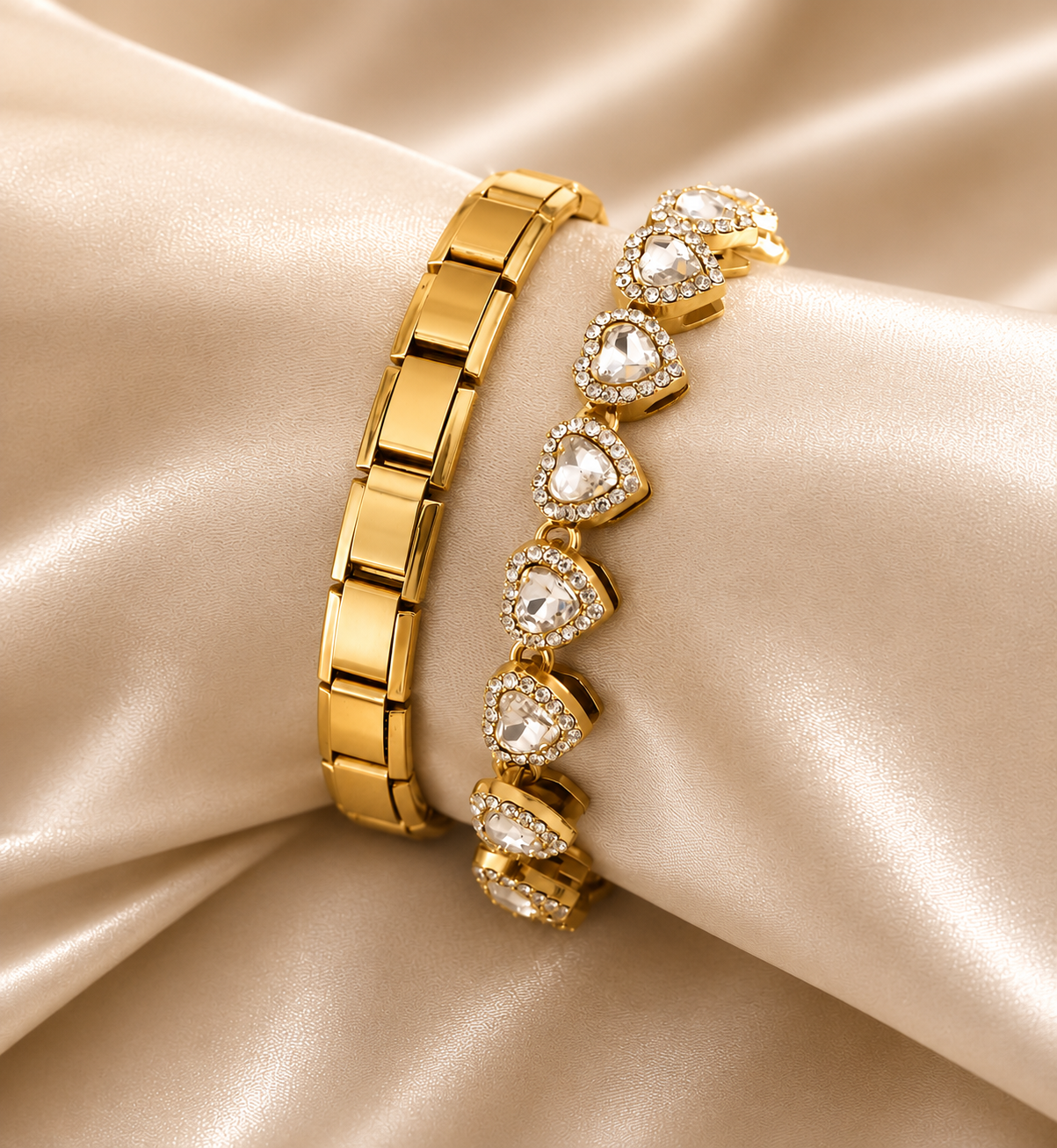 Italian Square Link Bracelet