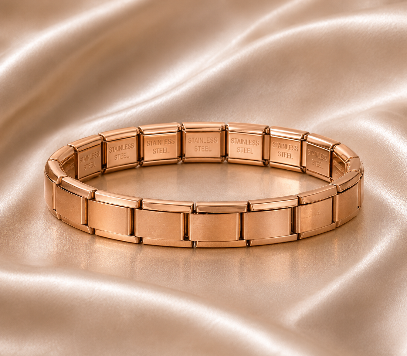 Italian Square Link Bracelet