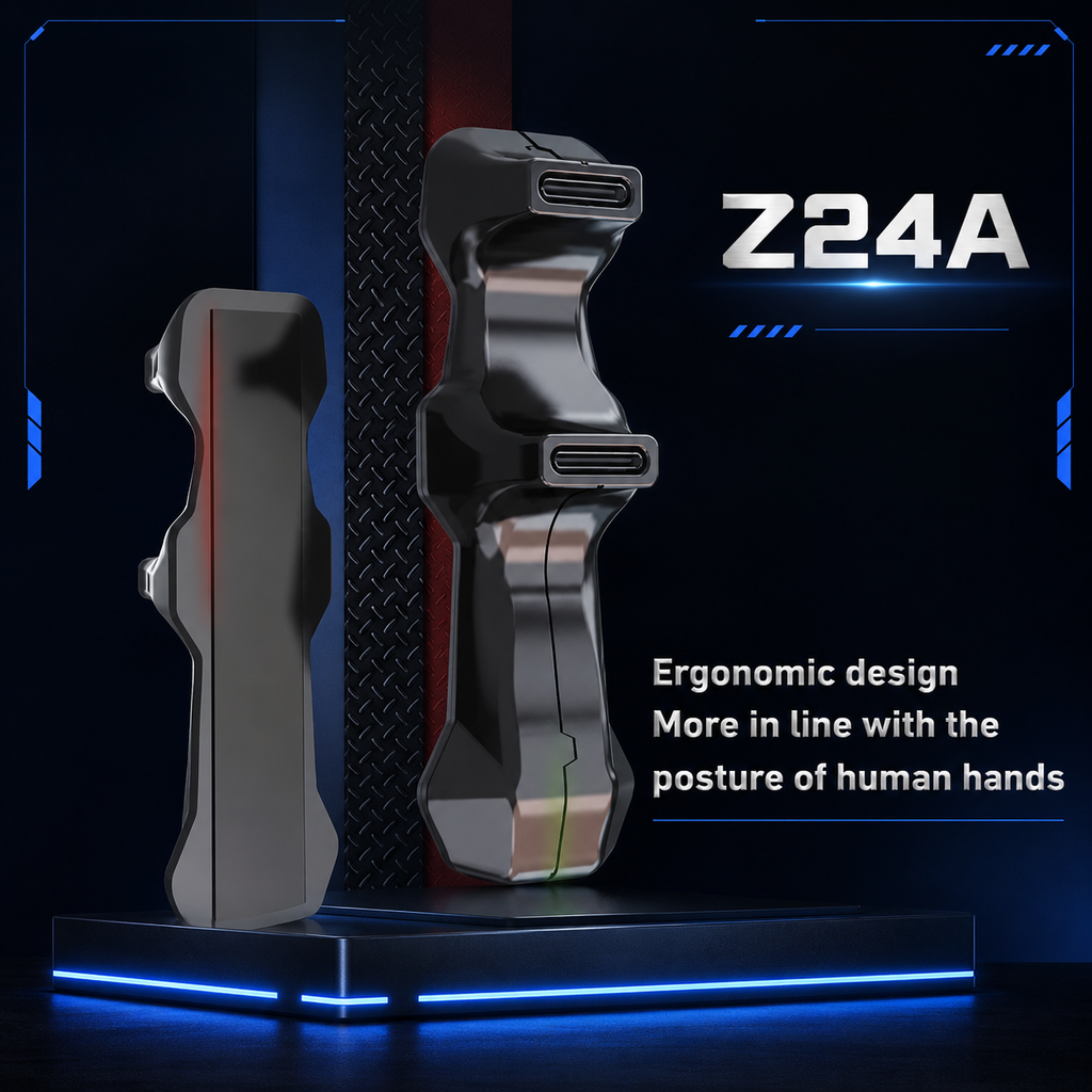 2Pcs Gaming Accessories L1 R1 ABS Gamepad Joysticks Controller Z24A for IPad IOS Android Tablet Universal PUBG Game Grip Handle